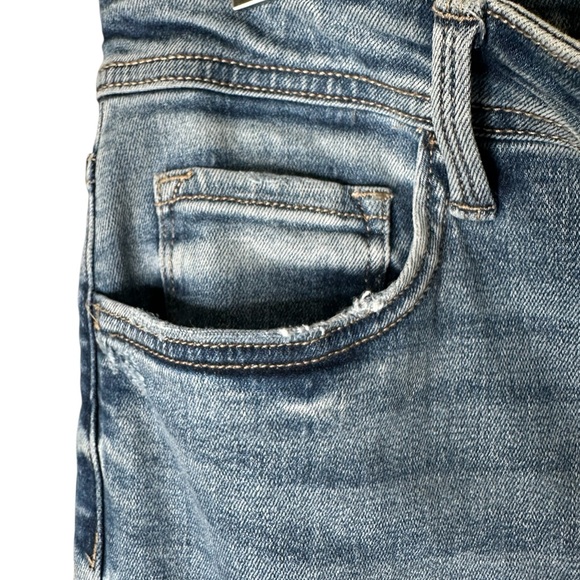 Lovervet By Vervet X ALB Jeans High Rise Boot Cut Size 32/15 New 31” Inseam Blue - Picture 7 of 12